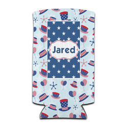 Patriotic Celebration Can Cooler (tall 12 oz) (Personalized)