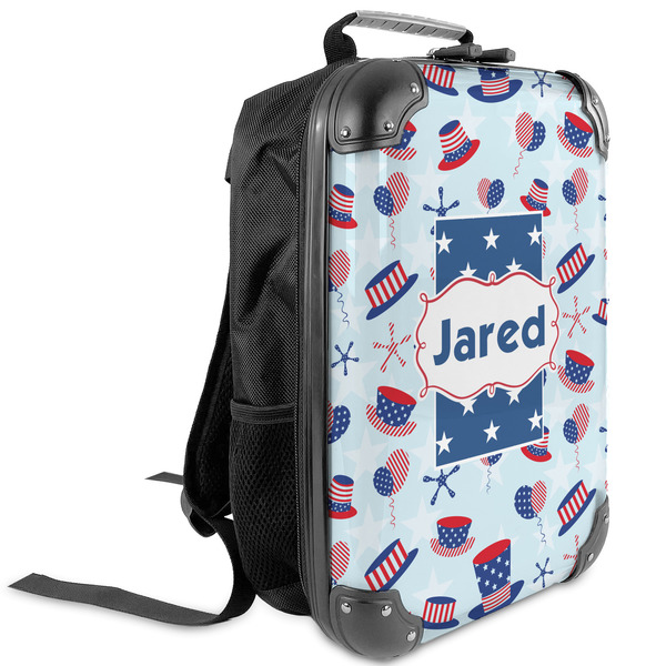 Custom Patriotic Celebration Kids Hard Shell Backpack (Personalized)