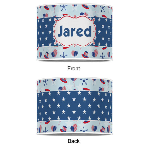 Patriotic Celebration 16" Drum Lampshade - APPROVAL (Poly Film)