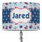 Patriotic Celebration 16" Drum Lampshade - ON STAND (Poly Film)
