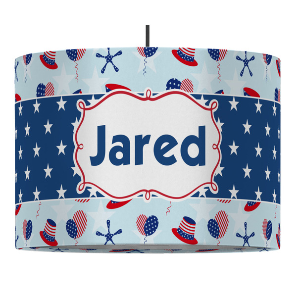 Custom Patriotic Celebration Drum Pendant Lamp (Personalized)