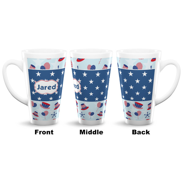 Patriotic Celebration 16 Oz Latte Mug - Approval