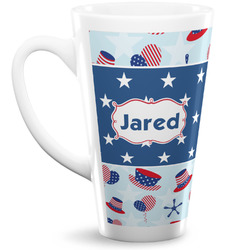 Patriotic Celebration Latte Mug (Personalized)