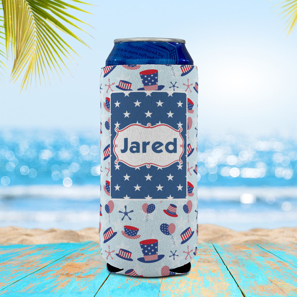 Patriotic Celebration 16oz Can Sleeve - LIFESTYLE