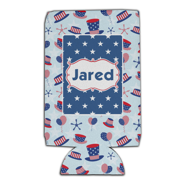 Patriotic Celebration 16oz Can Sleeve - Set of 4 - FRONT
