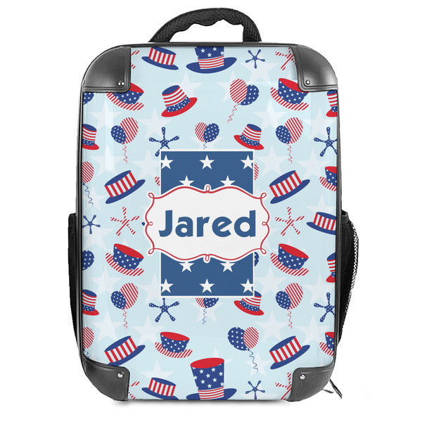 Custom Patriotic Celebration Hard Shell Backpack (Personalized)