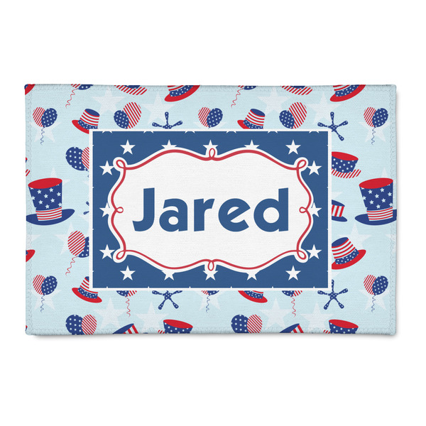 Custom Patriotic Celebration 2' x 3' Patio Rug (Personalized)