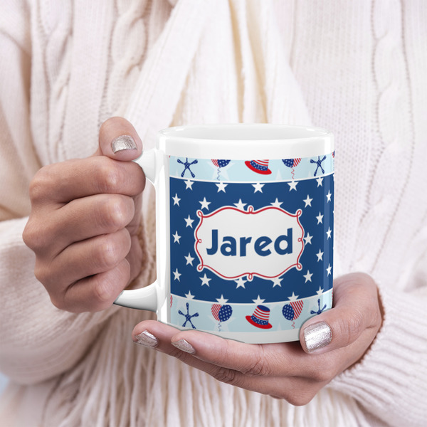 Patriotic Celebration 20oz Coffee Mug - LIFESTYLE