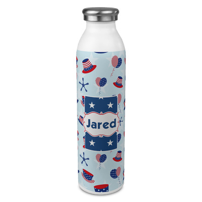 Patriotic Celebration 20oz Stainless Steel Water Bottle - Full Print (Personalized)