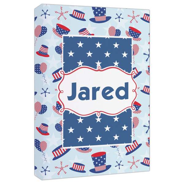 Custom Patriotic Celebration Canvas Print - 20x30 (Personalized)