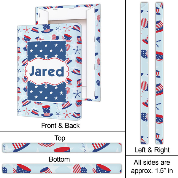 Patriotic Celebration 20x30 - Canvas Print - Approval