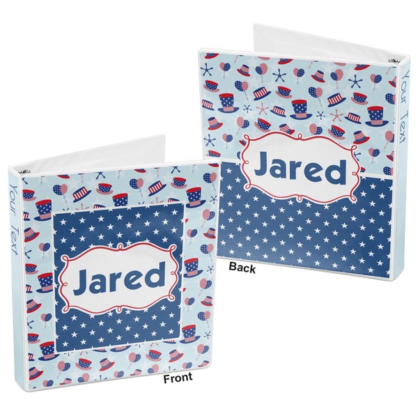 Patriotic Celebration 3-Ring Binder Front and Back