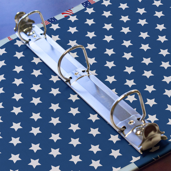 Patriotic Celebration 3 Ring Binders - Full Wrap - 1" - DETAIL