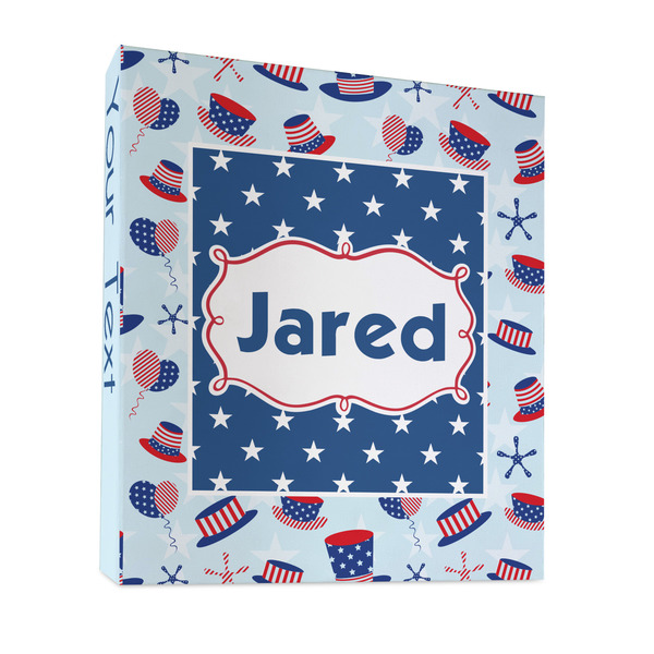 Custom Patriotic Celebration 3 Ring Binder - Full Wrap - 1" (Personalized)