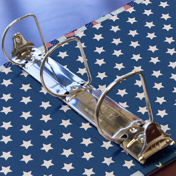 Patriotic Celebration 3 Ring Binders - Full Wrap - 2" - DETAIL