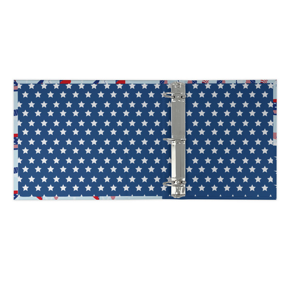 Patriotic Celebration 3 Ring Binders - Full Wrap - 2" - OPEN INSIDE