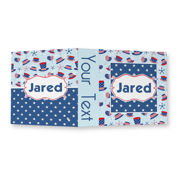 Patriotic Celebration 3 Ring Binders - Full Wrap - 2" - OPEN OUTSIDE