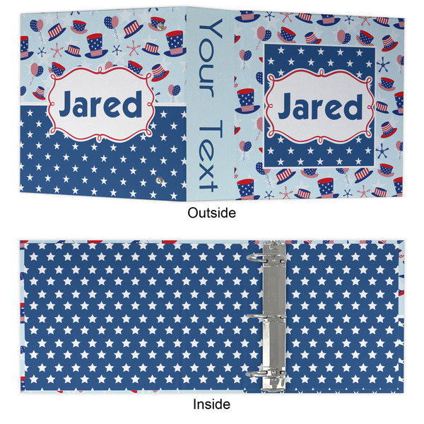 Patriotic Celebration 3 Ring Binders - Full Wrap - 3" - APPROVAL
