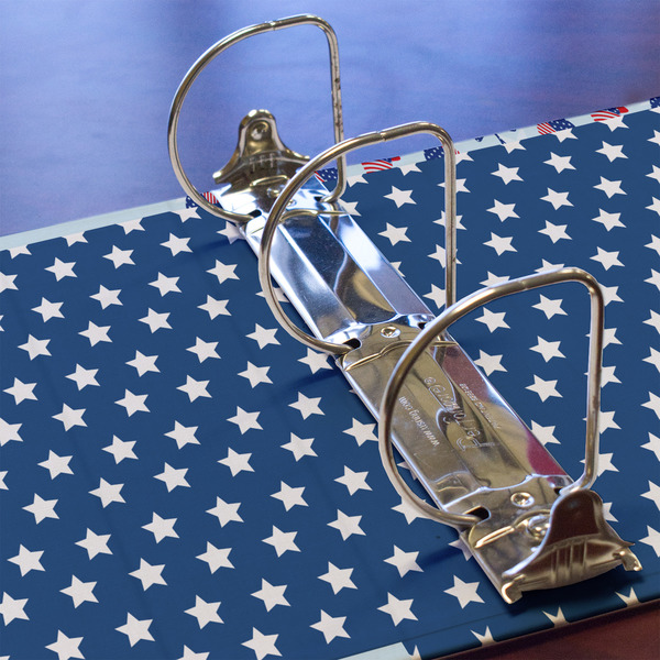 Patriotic Celebration 3 Ring Binders - Full Wrap - 3" - DETAIL