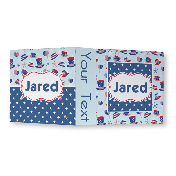 Patriotic Celebration 3 Ring Binders - Full Wrap - 3" - OPEN OUTSIDE