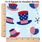 Patriotic Celebration 6x6 Swatch of Fabric