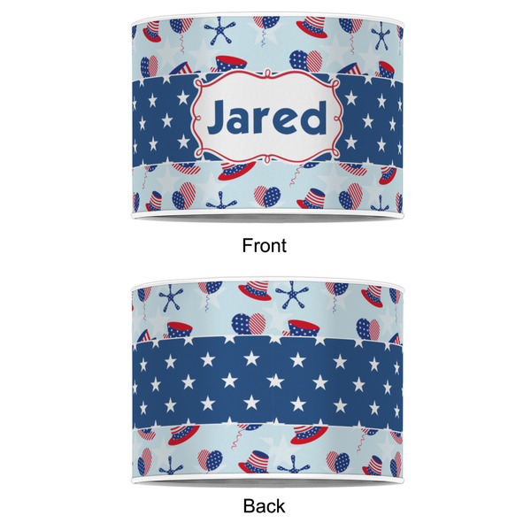 Patriotic Celebration 8" Drum Lampshade - APPROVAL (Poly Film)