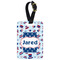 Patriotic Celebration Metal Luggage Tag w/ Name or Text