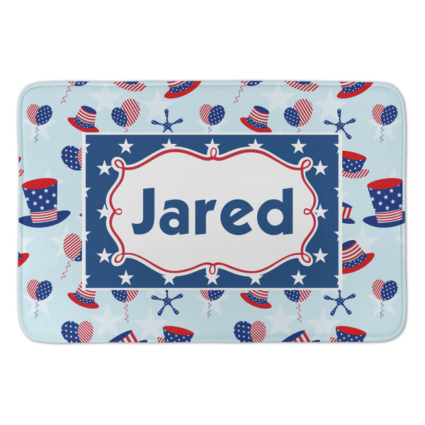 Custom Patriotic Celebration Anti-Fatigue Kitchen Mat (Personalized)