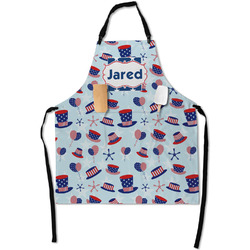 Patriotic Celebration Apron With Pockets w/ Name or Text