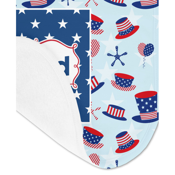 Patriotic Celebration Baby Bib - AFT detail