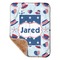 Patriotic Celebration Sherpa Baby Blanket - 30" x 40" w/ Name or Text