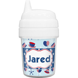 Patriotic Celebration Baby Sippy Cup (Personalized)