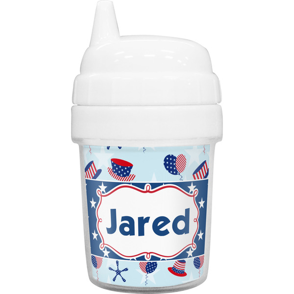Custom Patriotic Celebration Baby Sippy Cup (Personalized)