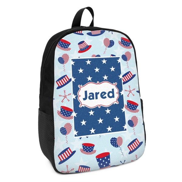 Custom Patriotic Celebration Kids Backpack (Personalized)