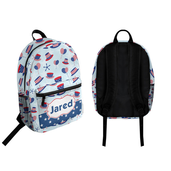 Patriotic Celebration Backpack front and back - Apvl