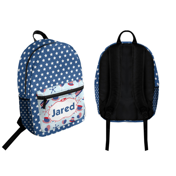 Patriotic Celebration Backpack front and back - Apvl