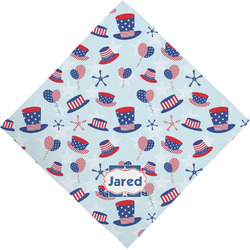 Patriotic Celebration Dog Bandana Scarf w/ Name or Text