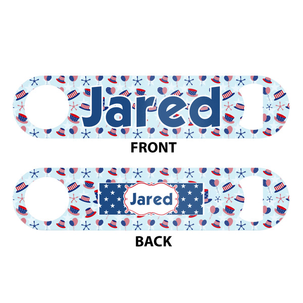 Patriotic Celebration Bar Bottle Opener - White - Approval