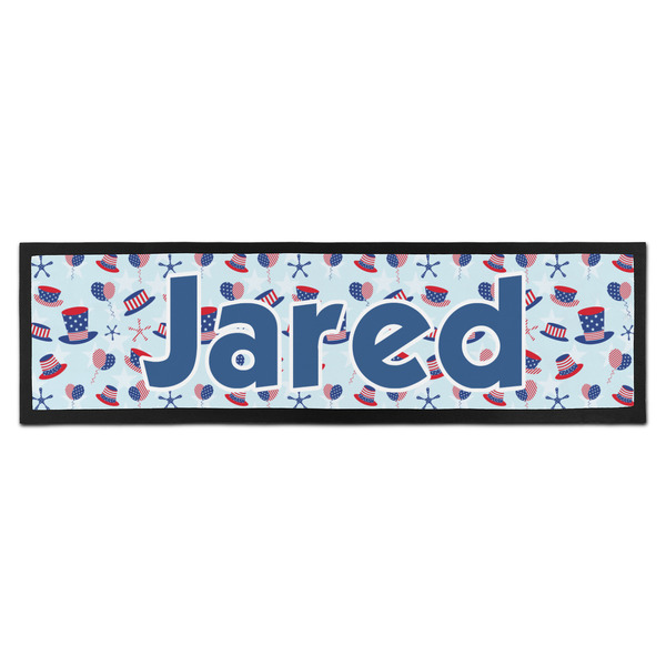 Custom Patriotic Celebration Bar Mat - Large (Personalized)