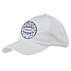 Patriotic Celebration Baseball Cap - White (Personalized)