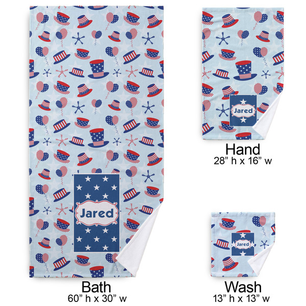 Patriotic Celebration Bath Towel Sets - 3-piece - Approval