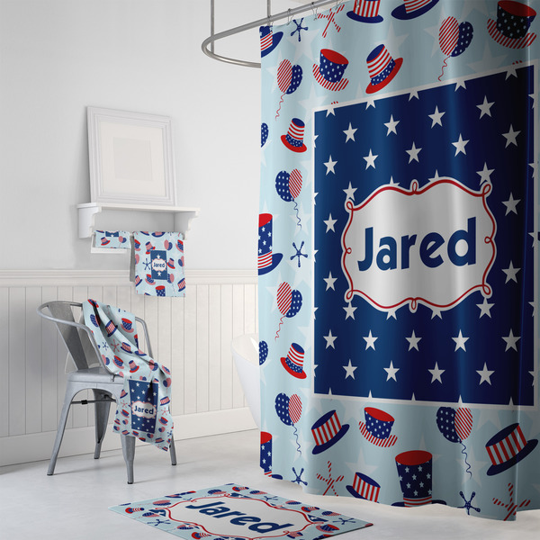 Patriotic Celebration Bath Towel Sets - 3-piece - In Context