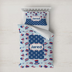 Patriotic Celebration Duvet Cover Set - Twin XL (Personalized)