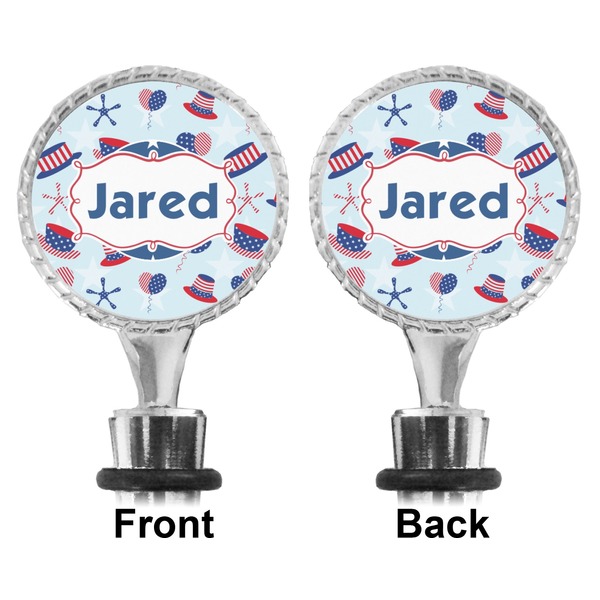 Patriotic Celebration Bottle Stopper - Front and Back