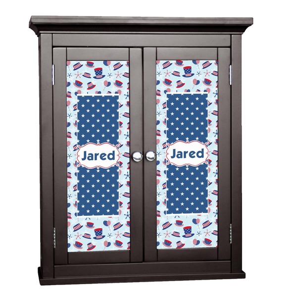 Custom Patriotic Celebration Cabinet Decal - Small (Personalized)