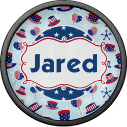 Patriotic Celebration Cabinet Knob (Black) (Personalized)