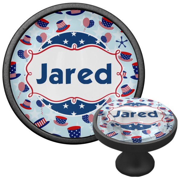 Patriotic Celebration Cabinet Knob - Black - Multi Angle