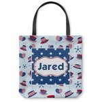 Patriotic Celebration Canvas Tote Bag - Small - 13"x13" (Personalized)