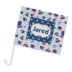 Patriotic Celebration Car Flag (Personalized)