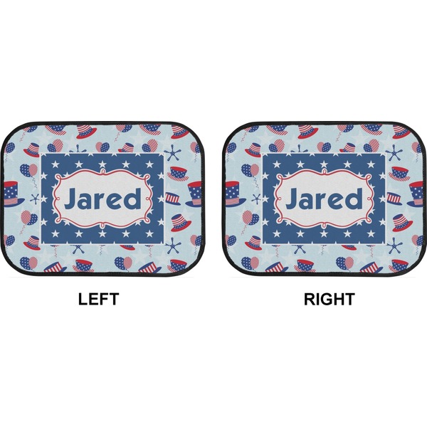 Patriotic Celebration Car Floor Mats (Back Seat) (Approval)